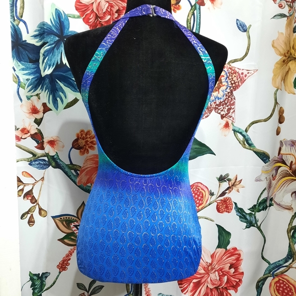 ~{Mainstream}~ Vintage boho printed one piece swimsuit. - Picture 5 of 10